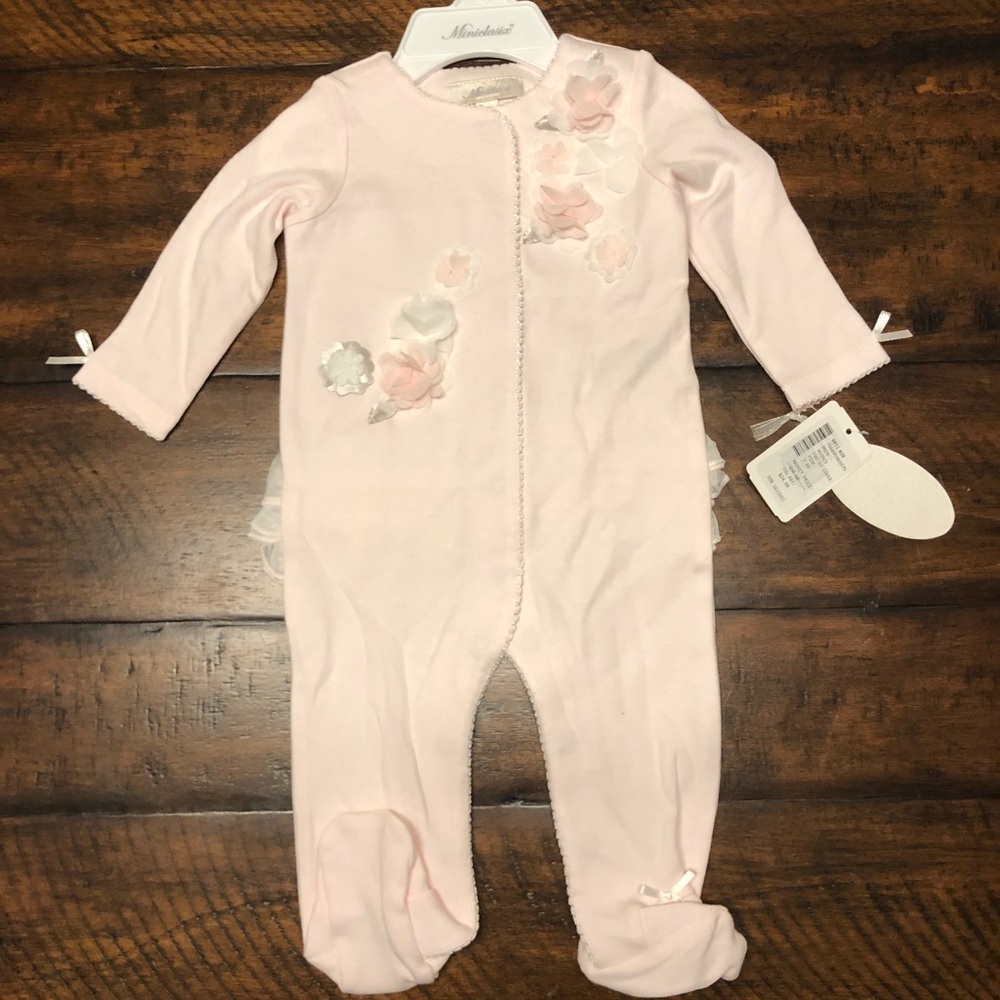 NWT- Girls Footie Pajamas